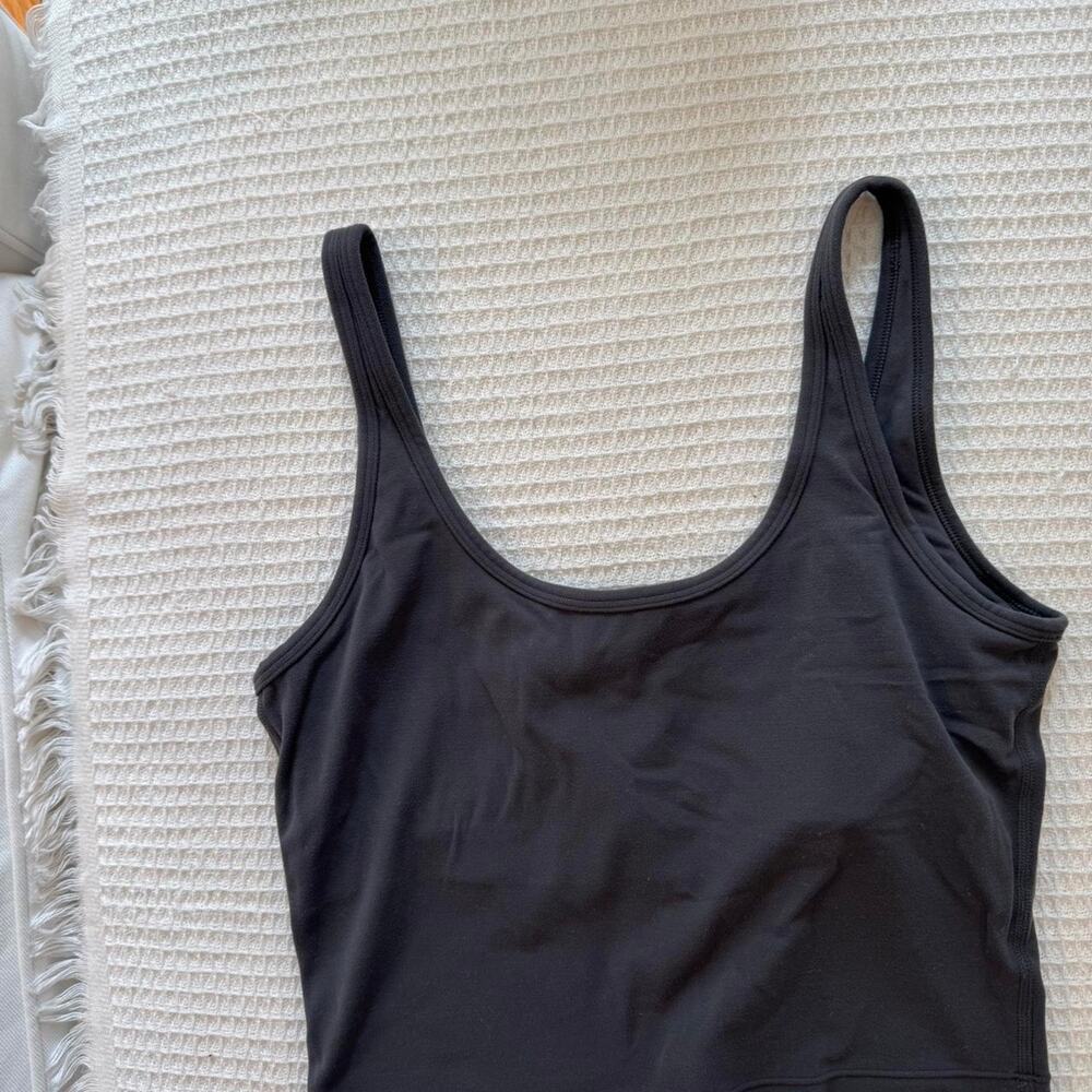 Aritzia golden grey workout top